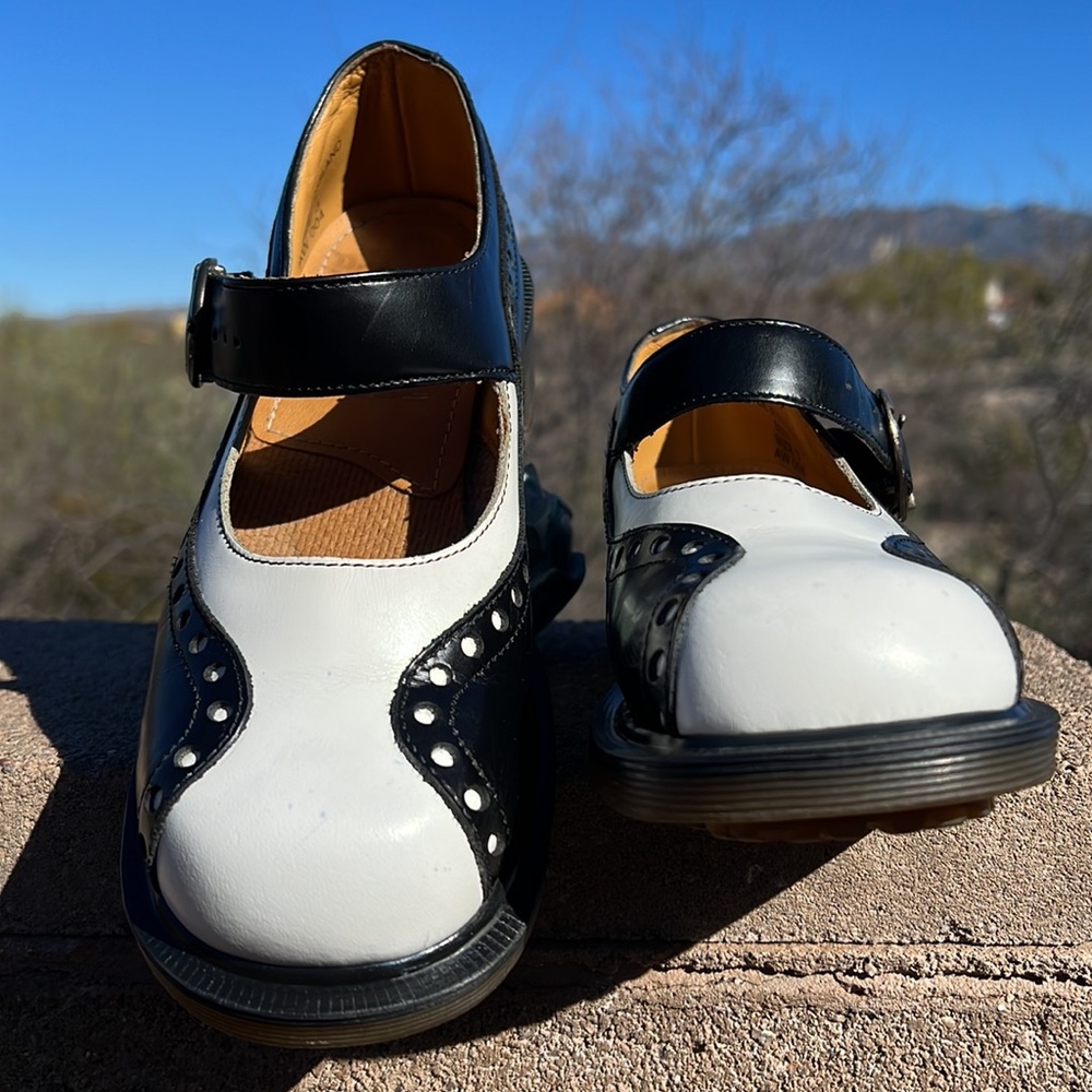 🏴 Dr. Martens MIE Vintage 90’s Y2K Brogue Wingtip Mary Jane UK 3 - Picture 6 of 17